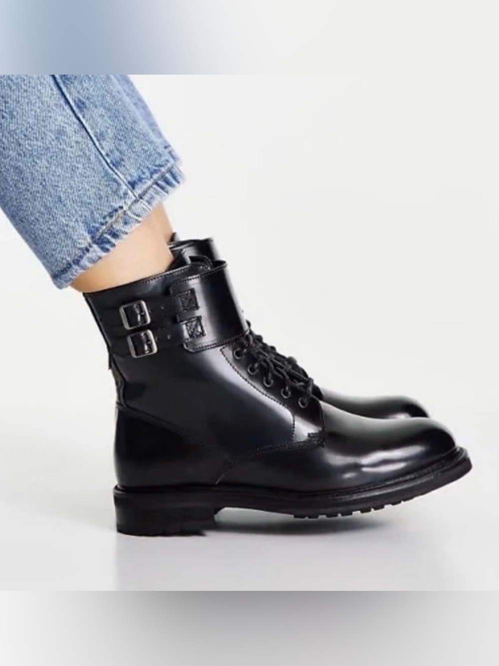 ALLSAINTS Brigade Combat Boot size 38/US 8